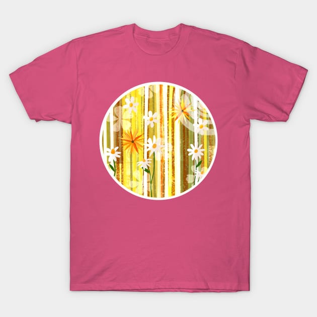 Daisy Abstract T-Shirt by Scratch